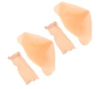 Healvian 2juegos Sombrero Calvo Falso Conjunto de Calvas para Hombres y Mujeres de Látex Accesorios para Disfraces de Halloween y Cosplay Calvas Reutilizables para Maquillaje