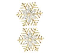 Healvian 2piezas Accesorios de Broche Creativos Forma de Copo de Broches Cuello Pecho Adorno Pecho de Ramillete Combinables Broche Cuello de Mujer