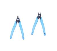 Healvian 2piezas Alicate De Remoción De Joyas Para Uñas Herramienta Profesional Para Manicura Alicates De Metal Para Quitar Semipermanentes y Accesorios De Uñas Diseño Antideslizante y