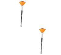 Healvian 2piezas Bolígrafo De Arte Para Uñas Con Mango De Taladro y Diseño De Forma De Abanico Color Gradiente Para Decoración De Uñas Negro