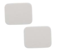 Healvian 2piezas Caja de Borlas para Polvos Esponjas de Maquillaje para Bases Suaves Correctores y Polvos Faciales para Maquillaje Diario Casa