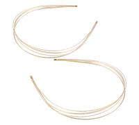 Healvian 2piezas Diademas de Metal Multicapa para Mujer Conjunto de Accesorios de Moda Dorados para Novia Boda y Uso Diario