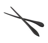 Healvian 2piezas Horquilla de Ébano Palillos Chinos Cabello Estilo Retro Accesorios de Madera para Hacer Moños para Cabello para Eventos Tradicionales