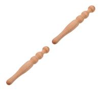 Healvian 2piezas Masaje Manual De Madera Para Puntos De Acupresión y Meridianos Varilla De Masaje Práctica Para Relajación Muscular y Bienestar Casa o Exterior