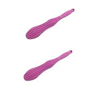Healvian 2piezas Masajeador Portátil De Acupuntura y Golpeteo Para Hombros y Espalda Rascador De Masaje Color Rosa Para Relajar y Aliviar La Fatiga