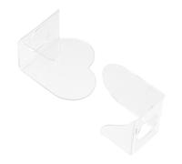 Healvian 2piezas Paletas De Maquillaje Para Decoración De Uñas Acrílicas Colores Reutilizables