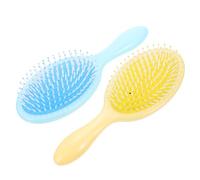 Healvian 2piezas Peine De Masaje De Aire Peines Desenredantes Portátiles Para Mujeres Pastel Estimula El Crecimiento Del Cabello y La Circulación Sanguínea