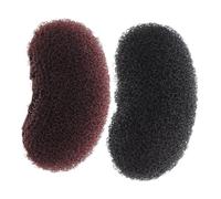 Healvian 2piezas Pinzas Cabello Esponjosas para Aumentar Volumen al Cabello Almohadillas Pequeñas para Looks de Fiesta Informales para Niñas y Mujeres