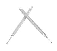 Healvian 2piezas Sonda Auricular Bolígrafo de Masaje para Puntos de Acupuntura Varilla de Masaje Facial Raspador sin Resorte Herramienta para Búsqueda de Puntos de Acupuntura Oreja