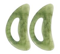 Healvian 2piezas Tablero de Gua Sha de Resina Herramienta Corporal para Raspado Masaje de Espalda Cuello y Pies para Salón de Belleza y Uso Casa
