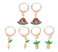 Healvian 3 Pares De Pendientes Con Estilo Adornos Distintivos Para Las Orejas Colgantes Prácticos Accesorios De Joyería Preciosos Aros Para Las Orejas Delicadas Decoraciones Para Las