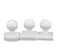 Healvian 3 piezas de maquillaje, sombra de ojos, estampador de presión, resaltador, herramientas de reparación, estampador de presión para bodas, aplicador de sombra de ojos redondo, rectangular,