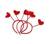 Healvian 3 Piezas Diadema de Corazón Banda Cabello Aro Cabello para Niñas Diademas Forma de Corazón Accesorios para Mujeres y Niñas