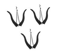 Healvian 3 Piezas Diadema de Cuernos Ajustable de Espuma para Halloween Ligera y Duradera Decoración Festiva para Adultos Accesorio de y Disfraz