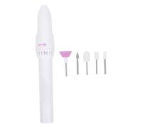 Healvian 3 Piezas Equipo De Arte De Uñas Lima De Uñas Eléctrica Limas De Archivo De Forma De Pluma Lima De Uñas Con Forma De Bolígrafo Estilo De Pluma Pulidora