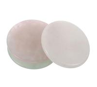 Healvian 3 Piezas Herramientas Para Pegar Pestañas Paleta De Piedra Para Extensiones De Pestañas Bandejas Redondas Almohadilla Para Injertos Casa o Salón