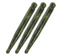 Healvian 3 Piezas Jade Gua Sha Facial Massage Sticks Trigger Point Scraping Tool For Face And Neck Portable Massager For Skin Care And Puffiness Reduction