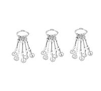 Healvian 3 Piezas Pulsera de Halloween Gótica Brazalete de Aleación con Dedos Huesudos para Mujer y Niñas Accesorio de Fiesta Cosplay