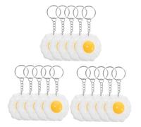 Healvian 3 Series Llaveros Colgantes De Huevo Hervido Accesorios Decorativos Y Creativo Y Único Cumpleaños Y Ocasiones Especiales 5 Piezas*3