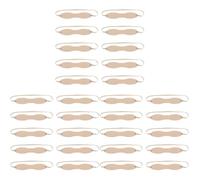 Healvian 30 piezas ceja piel de ejercicio ceja diadema piel falsa tatuaje piel vacía piel de ejercicio de silicona silicona gel de sílice impermeable accesorios de tatuaje