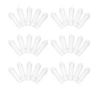 Healvian 30 Piezas Tapas Protectoras para Lápices y Bolígrafos de Plástico Transparente Función de Prolongar Vida Útil y Mejorar Escritura en Clase y Arte
