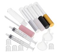 Healvian 30 Piezas tubo de rimel de ojos varitas botella recargable Delineador de labios equipo balsamo labial tripe eyerline tubo de crema de pestañas varita de rímel el plastico
