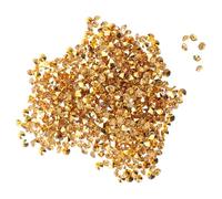 Healvian 3000 piezas Diamantes Acrílicos Transparentes con Base Dorada para Manualidades Decoración de Uñas Calzado y Tazas Brillantes y Versátiles para Proyectos DIY