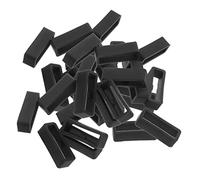 Healvian 30piezas Cierres De Correa De Reloj De Silicona Aros De Retención Para Correas De Reloj Soporte De Hebilla Conector Para De Para Reemplazo De Repuesto