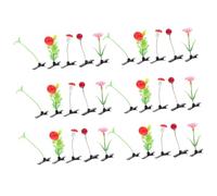 Healvian 30piezas Clips Cabello Diseño De Simuladas Accesorios De Flores Para Horquillas Coloridas Para El Perfectos