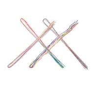 Healvian 36piezas Cuerdas Para Trenzas Liga Para Trenzas Envolturas Para Cabello Colores