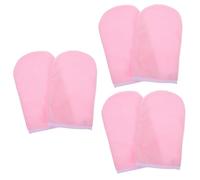 Healvian 3pares Guantes De Cera De Parafina Para Manos Hidratación y Cuidado De Piel Para Baños De Cera Caliente Bordes