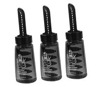 Healvian 3piezas Botella Recargable De Peinar Con Peine Aplicador De Contenedor Práctico Para De Cabello Duradero y De Usar