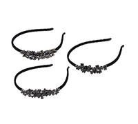 Healvian 3piezas Diadema De Gemas De Imitación Para Novia Tocado De Decorativo Para Bodas