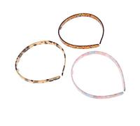 Healvian 3piezas Diadema Femenina Accesorio Día Día Ligera Duradera Confortable Elegante Sin Dañar El Cabello Fabricación