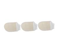 Healvian 3piezas Esponja Natural De Luffa Exfoliante Para Baño Guante y Ecológico Para Limpieza Corporal y Circulación Piel