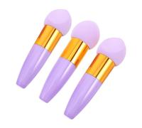 Healvian 3Piezas Esponjas de Maquillaje Aplicadoras y Base Polvo Retoques Fáciles de Limpiar