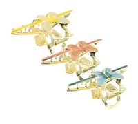 Healvian 3piezas Garras De Para Cabello De Vibrantes Antideslizantes Para Mujeres y Niñas Accesorio Para Ocasiones Especiales y Uso Diario