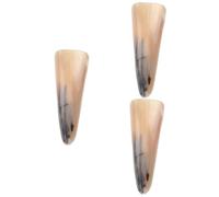 Healvian 3piezas Guasha De Cuerno De Búfalo Herramienta De Masaje Facial y Corporal Placa De Raspado Ergonómica Para Alivio Muscular y Bienestar Personal