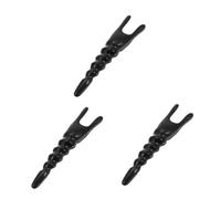 Healvian 3piezas Portable Y-shaped Meridian Massage Pen Buffalo Horn Acupoint for Multi-purpose Massage for Neck Back and Foot Care