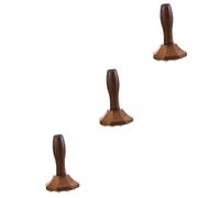 Healvian 3piezas Rodillo De Masaje De Madera Portátil Para Acupresión Cepillo De Masaje Manual Para Relajar Musculatura y Aliviar Tensiones Cuerpo