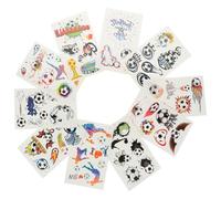 Healvian 3piezas Tatuajes Temporales De Fútbol Coloridos De Pegatinas Faciales Divertidas Para Fiestas y Eventos Deportivos Diseño Creativo y Fácil Aplicación Para Animar Tu Equipo
