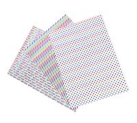 Healvian 3rollos Papel De Para Cumpleaños y Festivales De Papel De Embalaje Colorido Diseños Alegres Para Diversas Ocasiones y Fácil De Almacenar