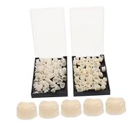 Healvian 4 Cajas De Carillas Dentales Kits De Pegatinas Pegatinas Para Dentaduras Postizas Reemplazo Temporal Falso Para Halloween Kit De Herramientas De Reparación Coronas Dentales