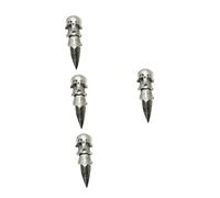 Healvian 4 Piezas Anillo de para Hombre Joyería de Moda Ajustable Decoración para Días Especiales y