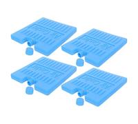 Healvian 4 Piezas Bolsas de Hielo Reutilizables Enfriamiento Rápido 14,5x13 Cm Acumuladores de Frío para Aire Acondicionado Portátil para Neveras Portátiles y Loncheras para Picnic Camping