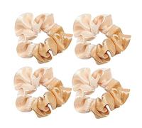 Healvian 4 Piezas chica de caballo titulares cuerda de pelo de moda cintas para el cabello para niñas coleteros de seda para el cabello hair band hair ties gomas para el cabello
