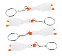 Healvian 4 Piezas de Adorable y Compacto Mini Figuras de Squeeze para Mochilas y Bolsos Colgantes Divertidos de Animales para Decoración Diaria
