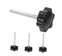 Healvian 4 Piezas De Andador Con Accionamiento Tornillos De Perilla Piezas De Perno Para Andadores Tornillo De Mano Reemplazo De Asiento De Andador Manija Perilla