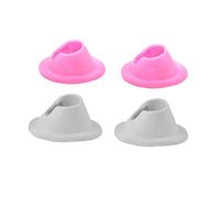 Healvian 4 Piezas Estante Para Botellas De Esmalte De Uñas Soporte De Pasamanos Soporte De Exhibición De Esmalte De Uñas Manicura Pintar Arte Clavo Estación Goma Mesa Usable Taladro De Uñas
