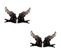 Healvian 4 Piezas Horquillas de de Demonio para Halloween Accesorios de Disfraz de Diadema de Cosplay para Mujeres y Niñas para Fiestas y Celebraciones